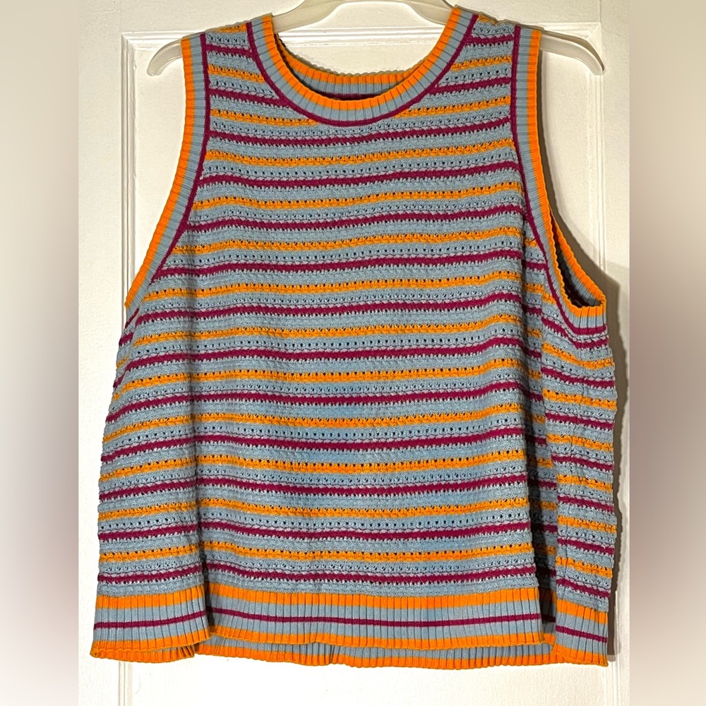 Size 5 Torrid Sleeveless Striped Sweater Vest
